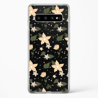 Goldenrod Flowers in Bloom Crystal Clear Transparent Case-(Samsung)