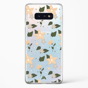 Goldenrod Flowers in Bloom Crystal Clear Transparent Case-(Samsung)
