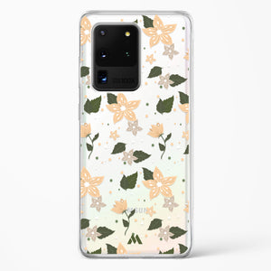 Goldenrod Flowers in Bloom Crystal Clear Transparent Case-(Samsung)