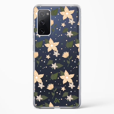 Goldenrod Flowers in Bloom Crystal Clear Transparent Case-(Samsung)