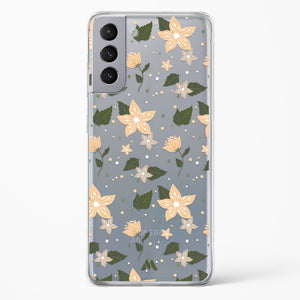 Goldenrod Flowers in Bloom Crystal Clear Transparent Case-(Samsung)
