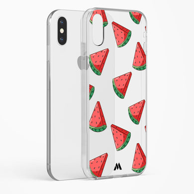 Tumbling Watermelon Crystal Clear Transparent Case (Apple)