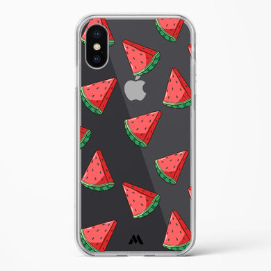 Tumbling Watermelon Crystal Clear Transparent Case (Apple)