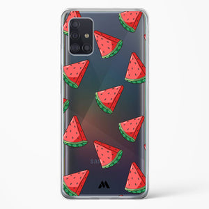 Tumbling Watermelon Crystal Clear Transparent Case-(Samsung)
