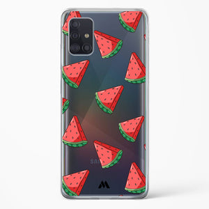 Tumbling Watermelon Crystal Clear Transparent Case-(Samsung)