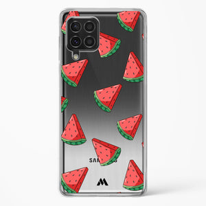 Tumbling Watermelon Crystal Clear Transparent Case-(Samsung)