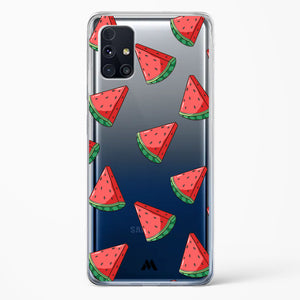 Tumbling Watermelon Crystal Clear Transparent Case-(Samsung)