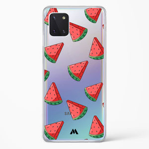 Tumbling Watermelon Crystal Clear Transparent Case-(Samsung)