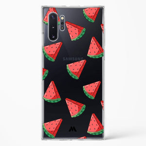 Tumbling Watermelon Crystal Clear Transparent Case-(Samsung)