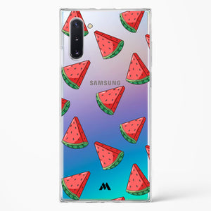 Tumbling Watermelon Crystal Clear Transparent Case-(Samsung)