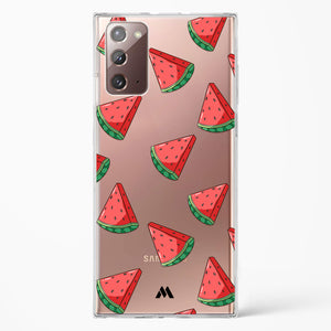 Tumbling Watermelon Crystal Clear Transparent Case-(Samsung)