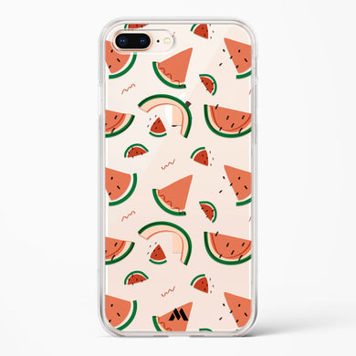 Watermelon Slices Crystal Clear Transparent Case (Apple)
