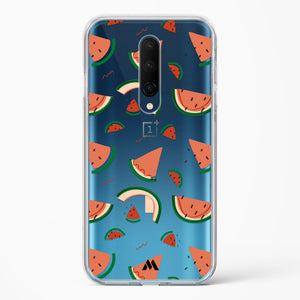 Watermelon Slices Crystal Clear Transparent Case-(OnePlus)