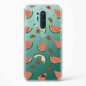 Watermelon Slices Crystal Clear Transparent Case-(OnePlus)