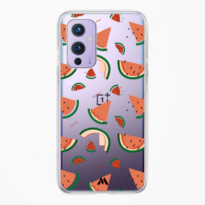 Watermelon Slices Crystal Clear Transparent Case-(OnePlus)