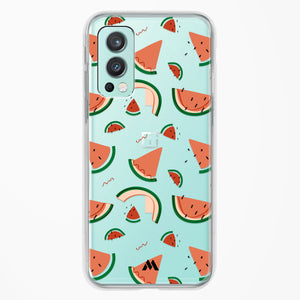 Watermelon Slices Crystal Clear Transparent Case-(OnePlus)