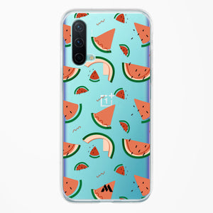 Watermelon Slices Crystal Clear Transparent Case-(OnePlus)
