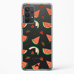 Watermelon Slices Crystal Clear Transparent Case-(Samsung)