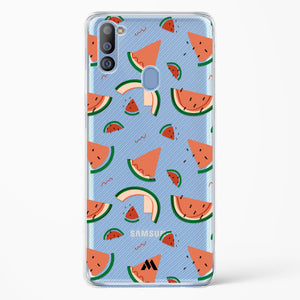 Watermelon Slices Crystal Clear Transparent Case-(Samsung)
