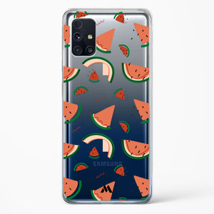 Watermelon Slices Crystal Clear Transparent Case-(Samsung)