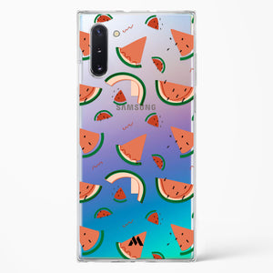 Watermelon Slices Crystal Clear Transparent Case-(Samsung)