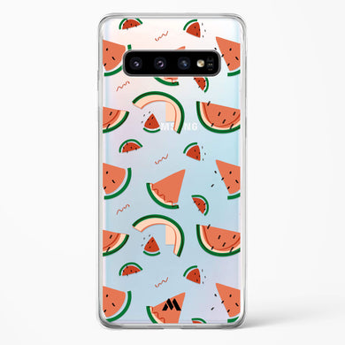 Watermelon Slices Crystal Clear Transparent Case (Samsung)