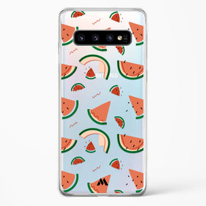 Watermelon Slices Crystal Clear Transparent Case-(Samsung)