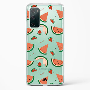 Watermelon Slices Crystal Clear Transparent Case-(Samsung)