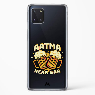 Aatma Near Bar Crystal Clear Transparent Case-(Samsung)