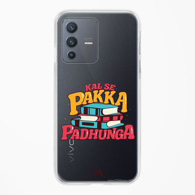 Kal Se Pakka Padhunga Crystal Clear Transparent Case-(Vivo)