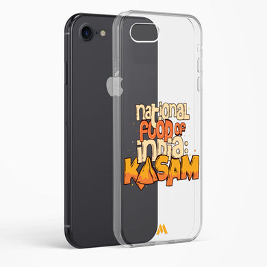 National Food Kasam Crystal Clear Transparent Case (Apple)