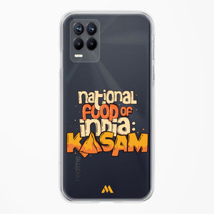 National Food Kasam Crystal Clear Transparent Case-(Realme)