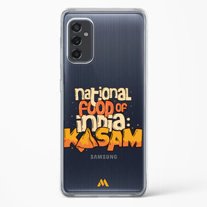 National Food Kasam Crystal Clear Transparent Case-(Samsung)