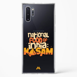 National Food Kasam Crystal Clear Transparent Case-(Samsung)