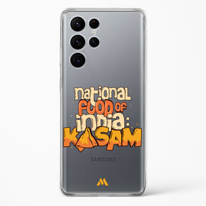 National Food Kasam Crystal Clear Transparent Case-(Samsung)