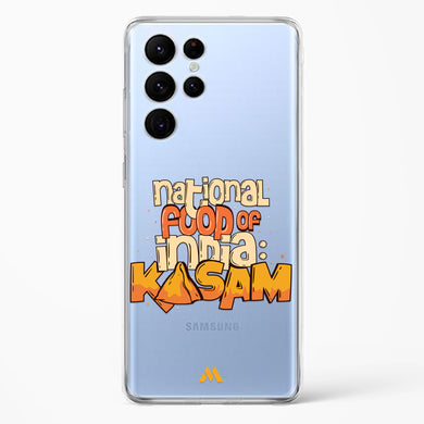 National Food Kasam Crystal Clear Transparent Case (Samsung)