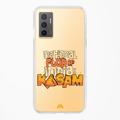 National Food Kasam Crystal Clear Transparent Case-(Vivo)