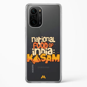 National Food Kasam Crystal Clear Transparent Case-(Xiaomi)
