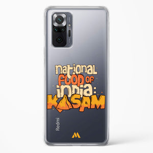 National Food Kasam Crystal Clear Transparent Case-(Xiaomi)