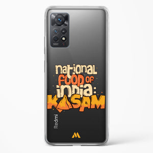 National Food Kasam Crystal Clear Transparent Case-(Xiaomi)