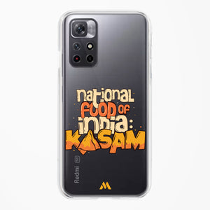 National Food Kasam Crystal Clear Transparent Case-(Xiaomi)