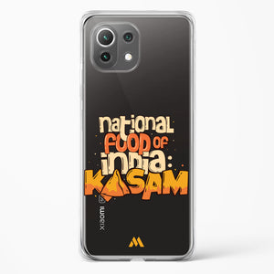 National Food Kasam Crystal Clear Transparent Case-(Xiaomi)
