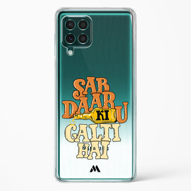 Sab Daaru Ki Galti Hai Crystal Clear Transparent Case-(Samsung)