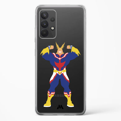 My Hero Academia All Might Crystal Clear Transparent Case (Samsung)