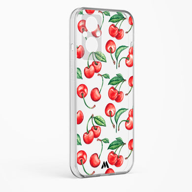 Cherry Surprise Crystal Clear Transparent Case-(Oppo)