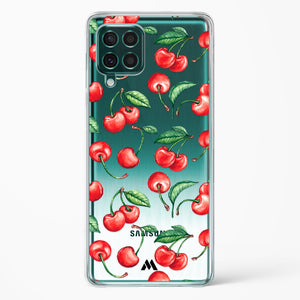 Cherry Surprise Crystal Clear Transparent Case-(Samsung)