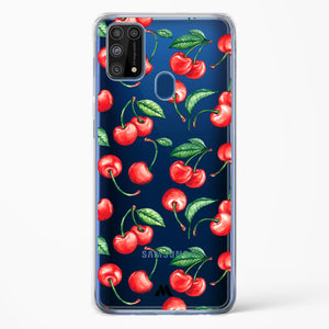 Cherry Surprise Crystal Clear Transparent Case-(Samsung)