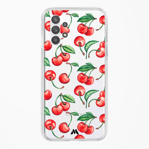 Cherry Surprise Crystal Clear Transparent Case-(Samsung)