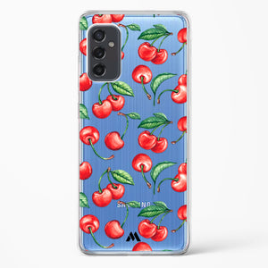 Cherry Surprise Crystal Clear Transparent Case-(Samsung)