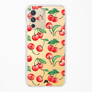 Cherry Surprise Crystal Clear Transparent Case-(Vivo)